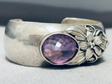 Drop Dead Gorgeous Vintage Southwest Sterling Silver Amethyst Bracelet-Nativo Arts