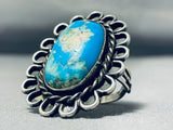 Superb Vintage Native American Navajo Turquoise Sterling Silver Ring-Nativo Arts