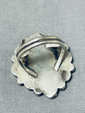Outstanding Vintage Native American Navajo Turquoise Sterling Silver Ring-Nativo Arts