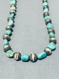 Marvelous Vintage Native American Navajo Royston Turquoise Sterling Silver Necklace-Nativo Arts