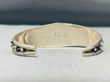 Important Damale Turquoise Vintage Native American Navajo Gold Sterling Silver Bracelet-Nativo Arts