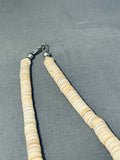 Native American Mesmerizing Vintage Santo Domingo Serpentine Shell Necklace-Nativo Arts