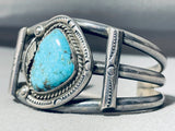 Chapo Family Vintage Native American Navajo Turquoise Sterling Silver Bracelet-Nativo Arts