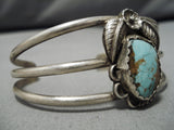 Vintage Navajo Royston Turquoise Sterling Silver Native American Bracelet-Nativo Arts