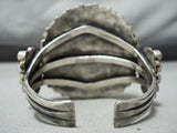 Heavy Vintage Native American Navajo Royston Turquoise Sterling Silver Bracelet-Nativo Arts