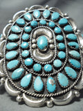 Authentic Vintage Native American Navajo Victor Moses Begay Turquoise Sterling Silver Bracelet-Nativo Arts