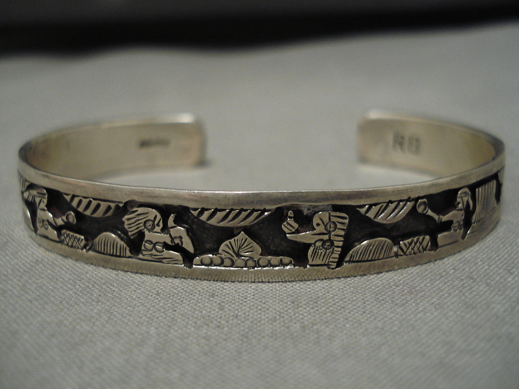 Vintage Native American Navajo Richard S Begay Sterling Silver