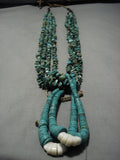 Superior Vintage Navajo Royston Turquoise Native American Necklace Old-Nativo Arts