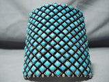 One Of The Best Native American Navajo Turquoise Sterling Silver Bracelet-Nativo Arts