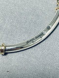 Highly Coveted Vintage Orville Tsinnie 14k Gold Sterling Silver Bangle Bracelet-Nativo Arts
