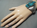 Astonishing Vintage Native American Navajo Royston Turquoise Sterling Silver Bracelet-Nativo Arts
