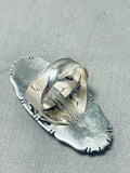 One Of The Best Vintage Native American Navajo Green Turquoise Opal Sterling Silver Ring-Nativo Arts