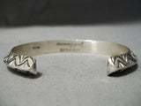 Amazing Native American Sterling Silver Bracelet Cuff-Nativo Arts