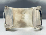 Important Redhorse Vintage Native American Navajo Huge Turquoise Sterling Silver Bracelet-Nativo Arts