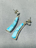 Gorgeous Vintage Native American Zuni Blue Gem Turquoise Sterling Silver Necklace & Earrings Set-Nativo Arts