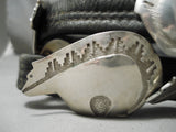 Best Vintage Native American Navajo Tommy Jackson Turquoise Sterling Silver Concho Belt-Nativo Arts