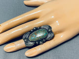Jake Francosa San Felipe Royston Turquoise Sterling Silver Ring-Nativo Arts