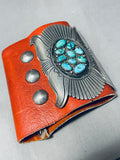 Arrow Protector Vintage Native American Navajo Turquoise Sterling Silver Ketoh Bracelet-Nativo Arts