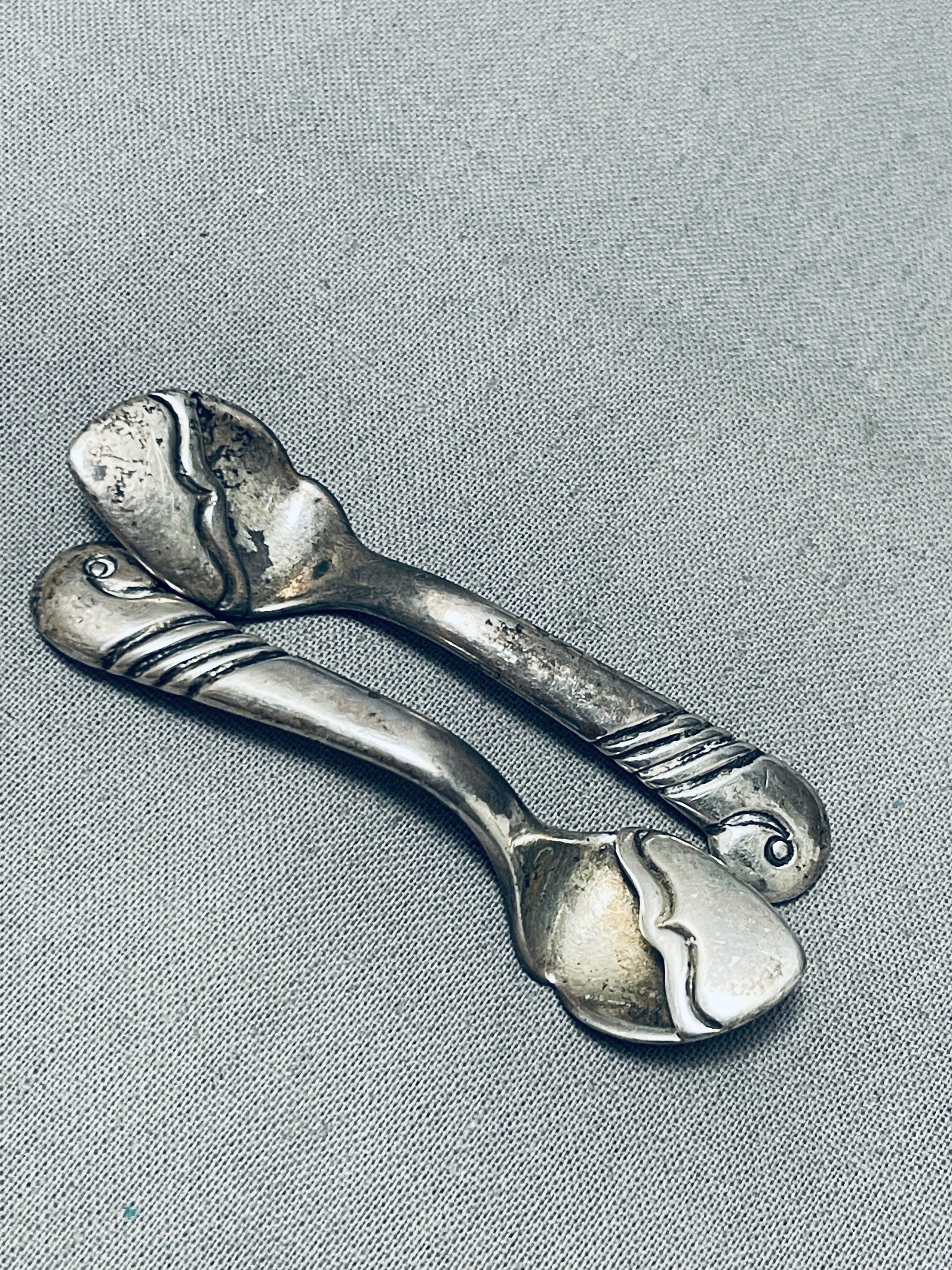 Important Vintage Native American Navajo Kenneth Begay Sterling