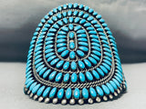 One Of The Best Vintage Native American Zuni Turquoise Sterling Silver Bracelet-Nativo Arts
