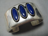Striking Vintage Navajo Dan Jackson Sterling Silver Native American Bracelet-Nativo Arts