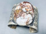 165 Gram Rand Endito Native American Navajo Agate Sterling Silver Bracelet Cuff-Nativo Arts