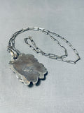 Rare Vintage Francisco Gomez Turquoise Sterling Silver Snake Necklace-Nativo Arts