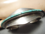 Native American Important Ben Nighthorsecampbell Turquoise Sterling Silver Vintage Bracelet-Nativo Arts