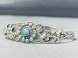 Native American Marvelous Vintage Fred Harvey Royston Turquoise Sterling Silver Bracelet-Nativo Arts