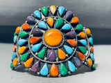 Happy Colors Turquoise Sterling Silver Shell Bracelet-Nativo Arts