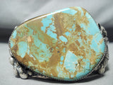 Huge Heavy Museum Vintage Native American Navajo Royston Turquoise Sterling Silver Bracelet-Nativo Arts