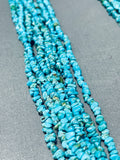 Striking Vintage Native American Navajo Sea Of Turquoise Necklace Old-Nativo Arts