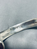 Heishi Love Vintage Native American Navajo Turquoise Sterling Silver Bracelet Old-Nativo Arts