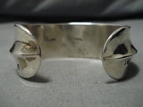Important Vintage Navajo Running Water Sterling Silver Native American Bracelet-Nativo Arts