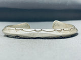 Eddy Platero Vintage Native American Laguna Sterling Silver Bracelet-Nativo Arts