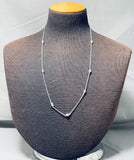 Very Unique Vintage Southwest Sterling Silver Ball Necklace-Nativo Arts
