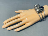 Mommabear Vintage Southwest Sterling Silver Bracelet Cuff-Nativo Arts