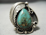 Wonderful Vintage Native American Navajo Royston Turquoise Sterling Silver Ring-Nativo Arts