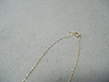 Incredible 14k Gold Vintage Native American Navajo Morenci Turquoise Necklace Old-Nativo Arts