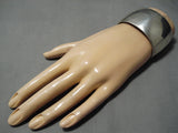 Superlative Vintage Navajo Ray Tracey Sterling Silver Native American Bracelet-Nativo Arts