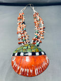 Native American One Of The Best Vintage Santo Domingo Green Turquoise Heishi Necklace Old-Nativo Arts