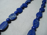 Expressive Navajo Lapis Necklace Native American-Nativo Arts