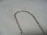 Important Vintage Native American Zuni Horace Iule Sterling Silver Cross Necklace-Nativo Arts