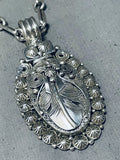 Important Ben Begaye (d.) Vintage Native American Navajo Sterling Silver Feather Necklace-Nativo Arts