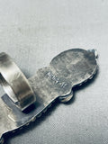 One Of A Kind Native American Navajo Black Onyx Sterling Silver Ring-Nativo Arts