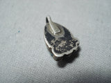 Outstanding Vintage Native American Navajo Morenci Turquoise Sterling Silver Pendant-Nativo Arts