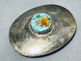 Incredible Vintage Native American Navajo Royston Sterling Silver Buckle-Nativo Arts