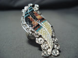 Superior Zuni Turquoise Sterling Silver Ring Native American-Nativo Arts