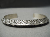 Amazing Native American Sterling Silver Bracelet Cuff-Nativo Arts