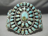 Important Vintage Native American Navajo Larry Begay Royston Turquoise Sterling Silver Bracelet-Nativo Arts